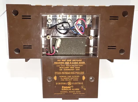 Vintage GE Zonar Burglar Alarm 8250-003 General Electric Portable Device - Works