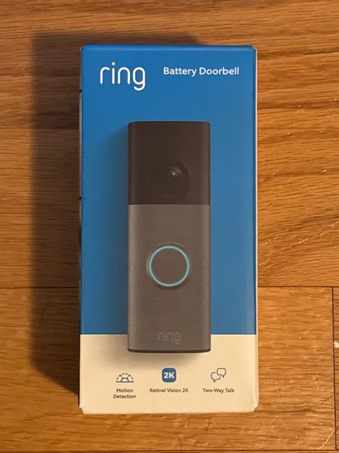 Ring Battery Doorbell (newest model) — Retinal 2K with wide-angle video, up to 6