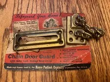 Reese Palock Company Chain Door Guard 1941 Dont end up like Mrs B.V. Barnes!!