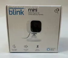 Blink Mini Indoor Plug-In Live HD Smart Security Camera New Sealed