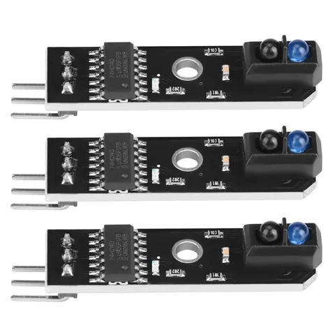 MOPFOL 3Pcs 1-Channel Infrared Motion Detector Module – TCRT5000 Sensor for S...