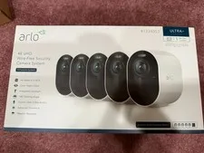 Arlo Ultra 4K UHD Wireless Security Camera Kit 5-Pack VMS5541C-100NAS - White -