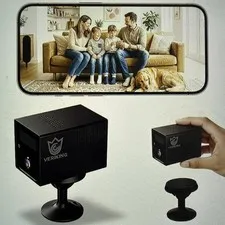 4G LTE Indoor Security Camera 1080P Night Vision Motion Detection Two-Way Audio