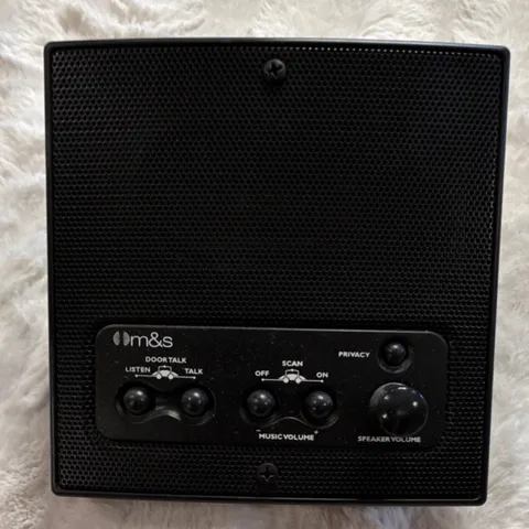 M&S DMC1RSB Audio Intercom Unit Privacy Music Speaker Volume Contrl USED/WORKING