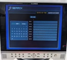 Lorex SG19LD804-161 19" LCD 8-Channel DVR Combo Security Monitor, For Parts READ