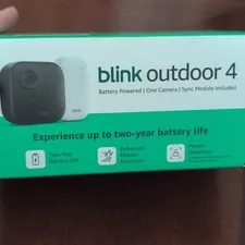 New Blink Outdoor 4 (4th Gen) Smart Security Camera Wire Free W/ Sync Module