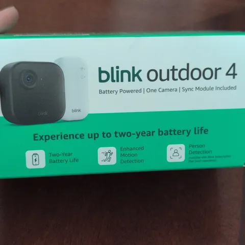 New Blink Outdoor 4 (4th Gen) Smart Security Camera Wire Free W/ Sync Module