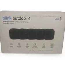 5 PACK Blink Outdoor 4 (4th Gen) Battery Powered Camera (BOB1N4LM4J)Module Incld