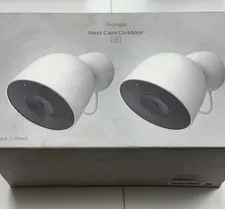Google Nest Cam Outdoor Wired (2nd Gen) 2-Pack - New