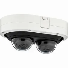 Hanwha PNM-7082RVD 2MP X 2 Sensors IR Outdoor Dome Camera motorized varifocal