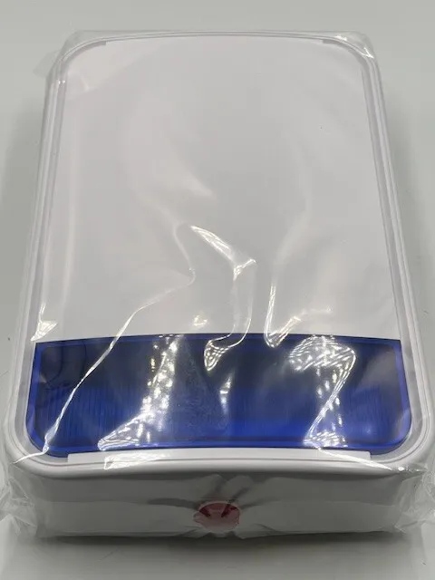 Visonic SR-740 PG2 (433-0:040) Fully Wireless Outdoor Siren (Blue) New