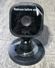 Blink Mini plug-in smart security camera 1080p HD video BCM00300UB - Black