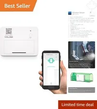 Battery-Powered Vibration Sensor: Detects Shock, Glass Break & Movement