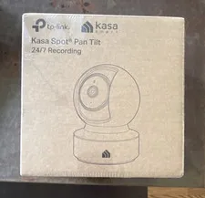 TP-LINK Kasa Spot Pan Tilt Indoor Wi-Fi IP Camera 1080p 24/7 Recording