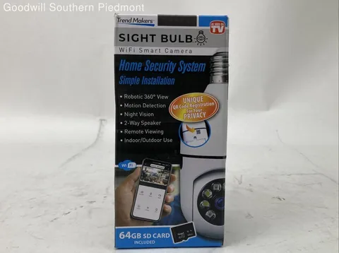 Trend Makers Sight Bulb WIFI Smart Camera - New