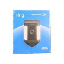 Ring Spotlight Cam Plus Battery Outdoor Security Camera Black NEW