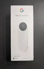 Google Nest Doorbell (Wired, 2nd Gen) Video Surveillance Cameras White, 1 Count