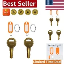 Durable 2 Pack Door-King Keys - Essential for Gate Entry Systems 1997-2020