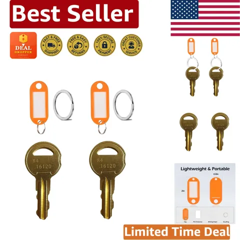 Durable 2 Pack Door-King Keys - Essential for Gate Entry Systems 1997-2020