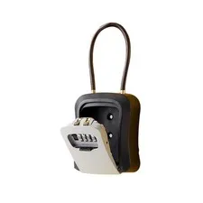 4-Digit Resettable Combination Lock Key Safe Box for Doors and Handles