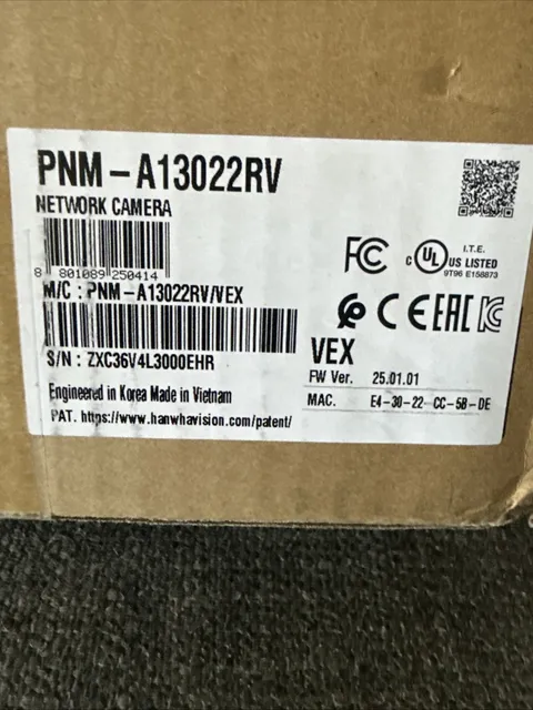 Hanwha PNM-A13022RV