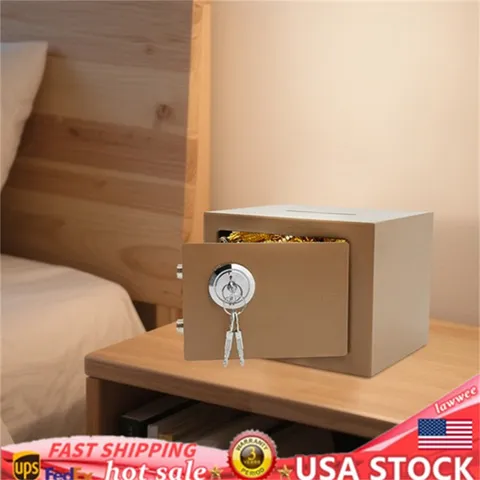 Mini Safe Box, Coin operated Security Box with Mechanical Keys Q235 Steel