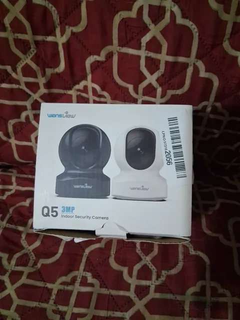 Wansview Q5 3MP 2K Indoor IP Surveillance Camera Wi-Fi Color Black USB