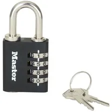 Master Lock 7641EURDBLK 40mm Repeatable Combination Lock