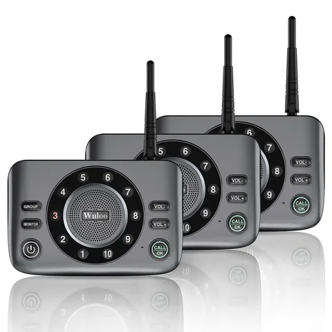 Hands-Free Way Intercoms Wireless for Home Business, Upgrade Audio Intercom S...
