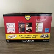 Heath / Zenith SL-5412-WH2 180 Degree Motion Activated Security Light with Bulbs