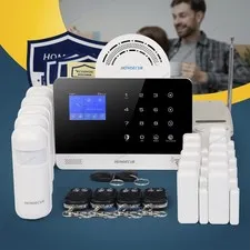 HOMSECUR Wireless WIFI 4G 2G RFID LCD Home Security Alarm System