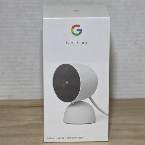 Google Indoor Nest Security Cam 1080p (Wired) - 2nd Generation - Snow - New