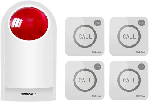 Strobe Siren Alarm Home Caring Loud Outdoor SOS Alert System 1 Red Flashing Sire