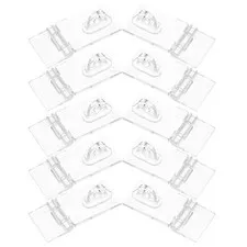 10 Sets Transparent Lock Hasp Buckle for Display Box Cabinet Drawer - Acrylic