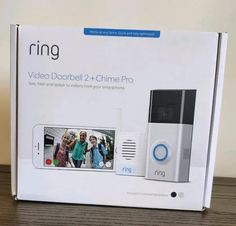 Ring Video 2 + Chime Pro Battery Doorbell Plus With Ring Chime - Open Box