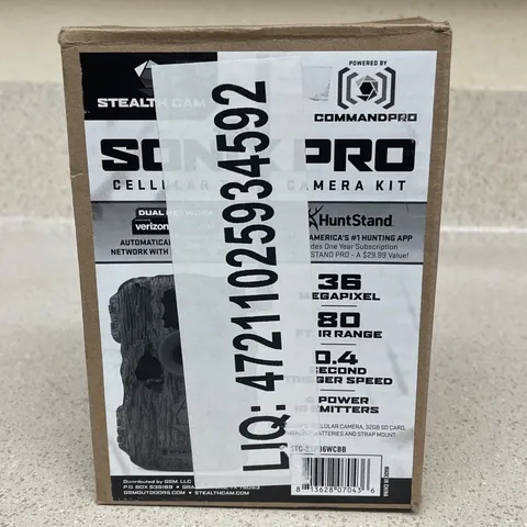 Stealth Cam Sonix Pro Wireless Cellular Trail Camera Kit