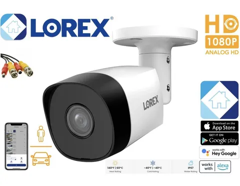 Lorex Wired Bullet Camera 1080p Model # C221NA New (