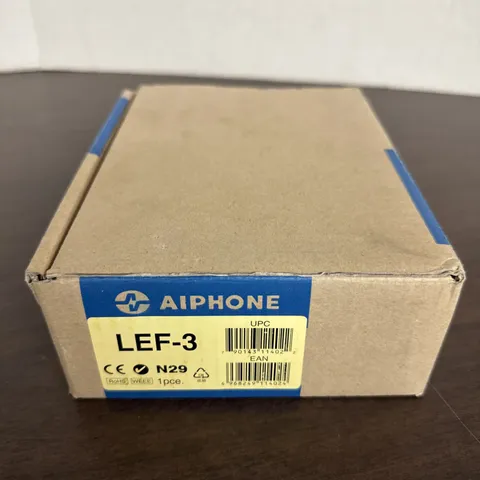 Aiphone LEF-3 Master Door Station 3-Channel White Callbox Intercom Speaker
