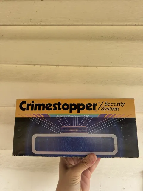 NOS Crime Stopper Security System Alarm Strobe Light Ultrasonic Detection VTG