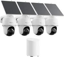 REOLINK 5MP Solar Security Cameras Wireless Outdoor, 360° Pan Tilt Auto-Tracking