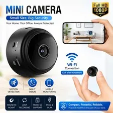 Mini Wireless Record Camera WiFi IP Home Security DVR Night Vision HD USB 1080P