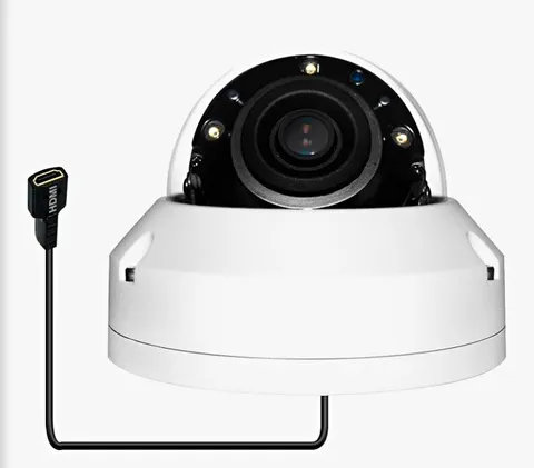 ENS 5MP HDMI Security Camera, IP66 Waterproof with Zero-Lag Output to TV, NDAA