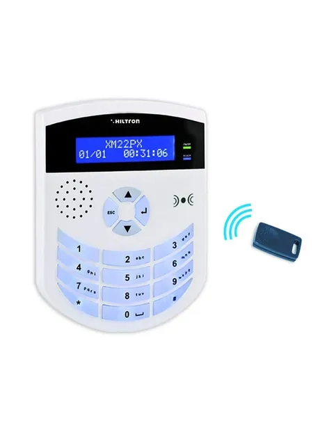 CONSOLE KEYPAD ALARM WITH PROXIMITY KEY READER PX LCD DISPLAY TAMPER A