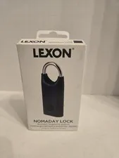 Lexon Nomaday - Blue Biometric Fingerprint Padlock - New