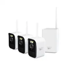 Swann MaxRanger Mini 4K Wireless NVR Security System, 3-Pack