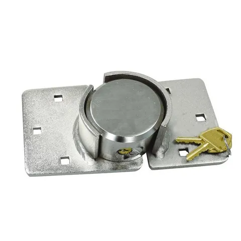 Round Padlock Shutter Door Shed Lock Heavy Duty Hasp Set Lock 73mm☄