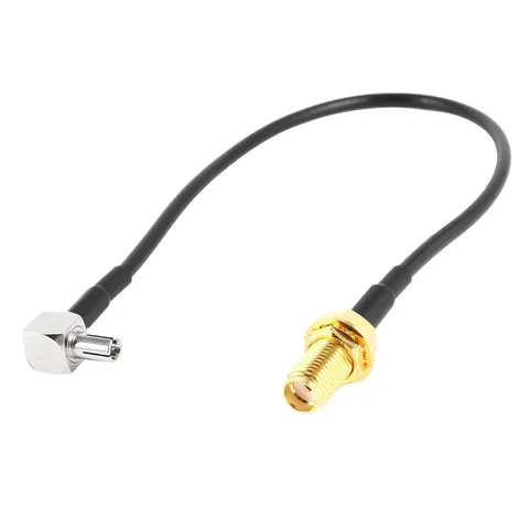 SMA Female Jack to TS9 Male Right Angle RA Pigtail Coaxial Cable Antenna