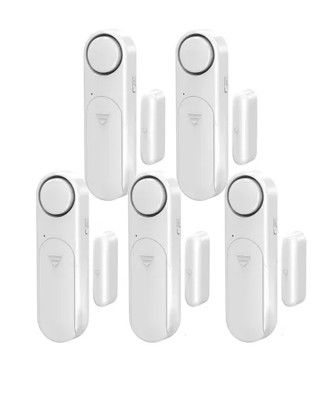 Window and Door Alarm When Opened 5 Pack for Kids Safety/Home Security, Slidi...