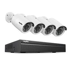 SANNCE 8CH 4K NVR 3MP PoE Outdoor Security Camera System IP Network AI Detection