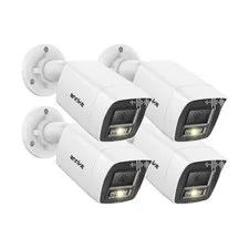 5MP/3K Two-Way Audio Analog Add-on Security Camera Outdoor, White